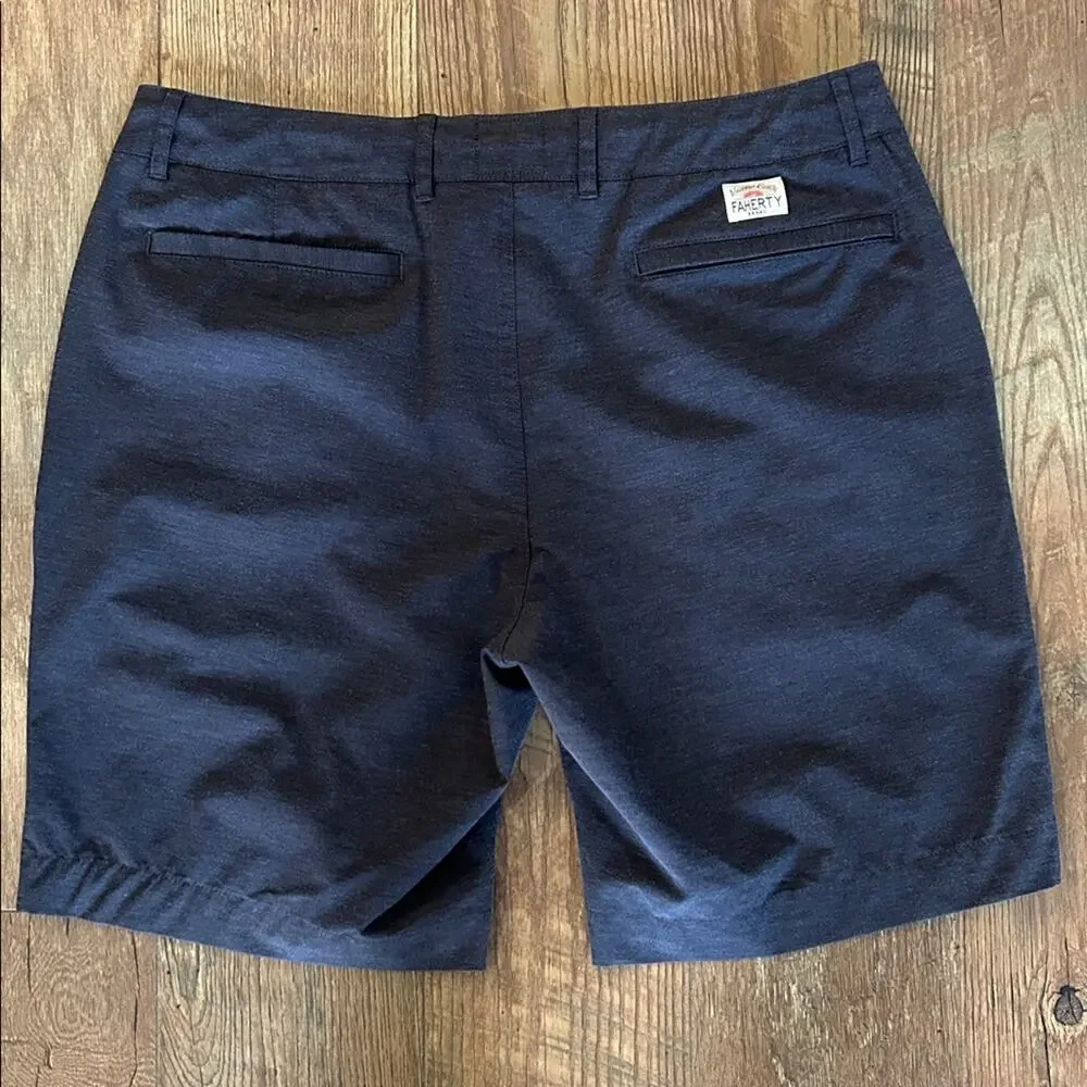 Faherty All Day Shorts Dark Grey Size 35 (no drawstring)